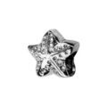Bracelets sur Artemare : Charms Thabora en argent rhodi&eacute; &eacute;toile de mer ouvrag&eacute;e