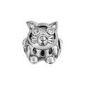 Charms Thabora en argent rhodi&eacute; chat couch&eacute;