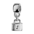 Charms Thabora en argent rhodi&eacute; cadenas suspendu Artemare