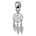Charms Thabora en argent rhodi&eacute; attrape r&ecirc;ves suspendu Artemare