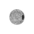 Charms Thabora en argent rhodi&eacute; boule granit&eacute;e Artemare