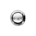 Charms Thabora en argent rhodi&eacute; boule lisse