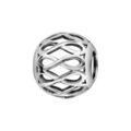 Charms Thabora en argent rhodi&eacute; boule ajour&eacute;e en symboles infini Artemare