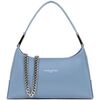 Sac a main LANCASTER Sac porte epaule en cuir Ref 60709 Bleu