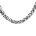 Collier en argent rhodié maille palmier longueur 46cm Colliers sur Artemare : Collier en argent rhodié maille palmier longueur 46cm