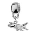Bracelets sur Artemare : Charms Thabora en argent rhodi&eacute; avion suspendu