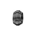Bracelets sur Artemare : Charms Thabora grand mod&egrave;le pour homme en acier et PVD noir 3 rubans superpos&eacute;s