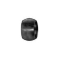 Bracelets sur Artemare : Charms Thabora grand mod&egrave;le pour homme en acier et PVD noir anneau bomb&eacute; lisse satin&eacute;