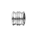 Bracelets sur Artemare : Charms Thabora grand mod&egrave;le pour homme en acier forme double anneaux &eacute;vas&eacute;s