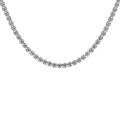 Colliers sur Artemare : Collier en acier maille jaseron carr&eacute;e largeur 4mm longueur 55cm