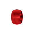 Charms Thabora grand mod&egrave;le pour homme en acier et aluminium anodis&eacute; rouge mat anneau bomb&eacute; lisse Artemare