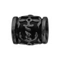 Charms Thabora grand mod&egrave;le pour homme en acier et PVD noir ancre sur tonneau Artemare