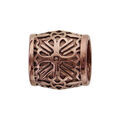 Charms Thabora grand mod&egrave;le pour homme en acier et PVD marron cylindre patin&eacute; avec croix Artemare