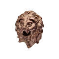 Charms Thabora grand mod&egrave;le pour homme en acier et PVD marron t&ecirc;te de lion Artemare