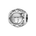 Charms Thabora en argent rhodi&eacute; boule zodiaque taureau Artemare