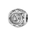 Charms Thabora en argent rhodi&eacute; boule zodiaque vierge Artemare