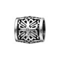 Charms Thabora grand mod&egrave;le pour homme en acier cylindre patin&eacute; avec croix