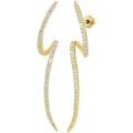 Boucles oreilles Sc Boh&egrave;me B4115-DORE Dor&eacute;