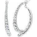 Boucles oreilles Sc Crystal B4116 Argent&eacute; Grenoble