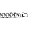 Chaine sur Artemare : Bracelet en acier maille gourmette largeur 11mm et longueur 23cm