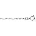 Bracelets sur Artemare : Bracelet en argent rhodi&eacute; cha&icirc;ne avec perles blanches 15+3cm