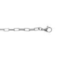 Bracelet en acier maille rectangle 17+4cm Artemare