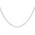 Chaine sur Artemare : Cha&icirc;ne en argent rhodi&eacute; maille rectangulaire largeur 1,8mm longueur 40cm