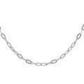 Chaine sur Artemare : Cha&icirc;ne en argent rhodi&eacute; maille rectangulaire largeur 2,3mm longueur 50cm