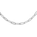 Chaine sur Artemare : Cha&icirc;ne en argent rhodi&eacute; maille rectangulaire largeur 2,6mm longueur 55cm