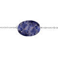 Bracelet en acier cha&icirc;ne avec pierre naturelle Dumorti&eacute;rite (sagesse & intuition) 15+3cm