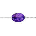 Bracelet en acier cha&icirc;ne avec pierre naturelle Agate violette (spiritualit&eacute;) 15+3cm