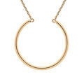 Collier charms en plaqu&eacute; or cercle GM 50+5cm Artemare