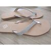 Tongs San Marina Nu pieds Argent&eacute;