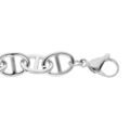 Bracelet en acier grosse maille marine 21,5cm Artemare