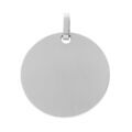 Pendentifs sur Artemare : Pendentif rond en acier lisse &agrave; graver grand mod&egrave;le 30mm