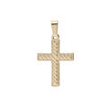 Pendentifs sur Artemare : Pendentif en plaqu&eacute; or croix avec croisillons