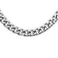 Chaine sur Artemare : Collier en acier maille gournette 8mm longueur 55cm