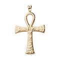 Pendentifs sur Artemare : Pendentif en plaqu&eacute; or croix Egyptienne avec motifs hi&eacute;roglyphes