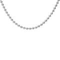 Collier en argent rhodi&eacute; cha&icirc;ne boules 2.2mm longueur 50cm