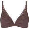 Triangles / Sans armatures Lisca Soutien-gorge triangle pr&eacute;form&eacute; sans armatures Maxine Marron