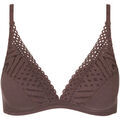 Triangles / Sans armatures Lisca Soutien-gorge triangle pr&eacute;form&eacute; sans armatures Maxine Marron