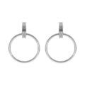 Boucles d'oreille sur Artemare : Boucles d'oreille en acier anneau suspendu