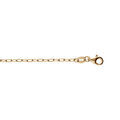 Bracelet en argent et dorure jaune maille rectangulaire longueur 16+3cm Artemare