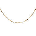 Cha&icirc;ne en argent et dorure jaune torsade diamant&eacute; &eacute;paisseur 0.6mm longueur 40cm Artemare