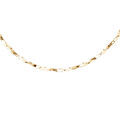 Cha&icirc;ne en argent et dorure jaune torsade diamant&eacute; &eacute;paisseur 0.8mm longueur 45cm Artemare