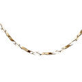 Chaine sur Artemare : Cha&icirc;ne en argent et dorure jaune torsade diamant&eacute; &eacute;paisseur 1.1mm longueur 40cm