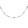 Chaine sur Artemare : Cha&icirc;ne en argent rhodi&eacute; torsade diamant&eacute; &eacute;paisseur 1.1mm longueur 42cm