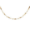 Chaine sur Artemare : Cha&icirc;ne en argent et dorure jaune torsade diamant&eacute; &eacute;paisseur 1.1mm longueur 42cm