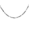 Chaine sur Artemare : Cha&icirc;ne en argent rhodi&eacute; torsade diamant&eacute; &eacute;paisseur 1.1mm longueur 45cm