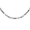 Chaine sur Artemare : Cha&icirc;ne en argent rhodi&eacute; torsade diamant&eacute; &eacute;paisseur 1.4mm longueur 42cm